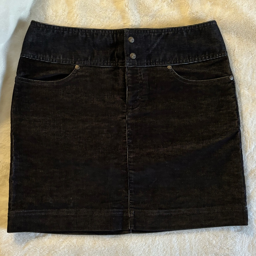 Athleta cord mini skirt